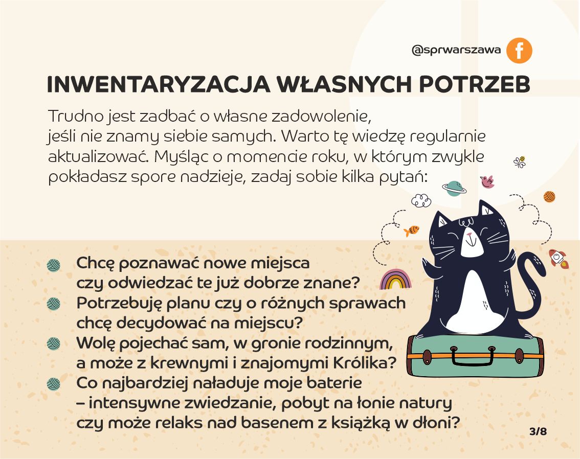 Inwentaryzacja własnych potrzeb. Trudno jest zadbać o własne zadowolenie, jeśli nie znamy siebie samych.